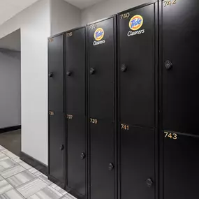 Tide dry cleaning lockers onsite