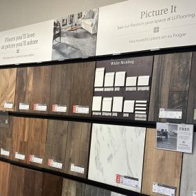 Interior of LL Flooring #1077 - Plano | Back Wall View