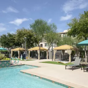 camden foothills apartments scottsdale az pool loungers and cabanas