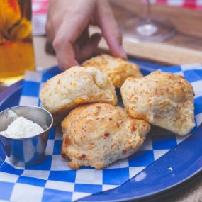 Cheddar Biscuits made fresh daily