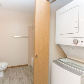 Enjoy during laundry in the comfort of your apartment home at Cinnamon Ridge!