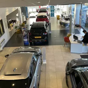 Inside Citroen Banbury Showroom