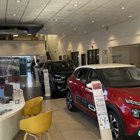 Inside Citroen Banbury Showroom