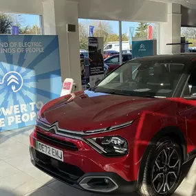 Inside Citroen Banbury Showroom