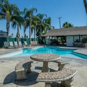 Sparking Swimming Pool at Reef Apartments