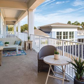 Second floor Outdoor area of Sancerre at Palm Coast