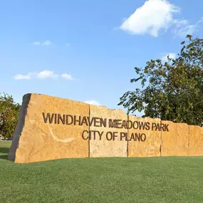 Windhaven Meadows Park in Plano near Camden Legacy Creek