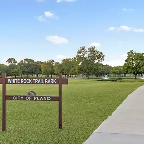 White Rock Trail Park in Plano near Camden Legacy Creek