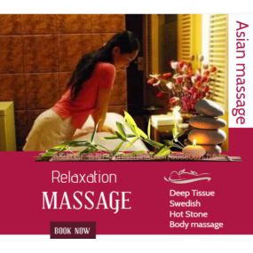 Massage techniques are commonly applied with hands, fingers, 
elbows, knees, forearms, feet, or a device. 
The purpose of massage is generally for the treatment of 
body stress or pain.