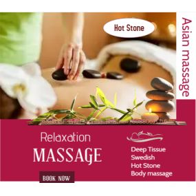 A hot stone massage is a type of massage therapy. It’s used to help you relax and ease tense muscles 
and damaged soft tissues throughout your body.