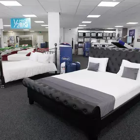 Beds range in-store