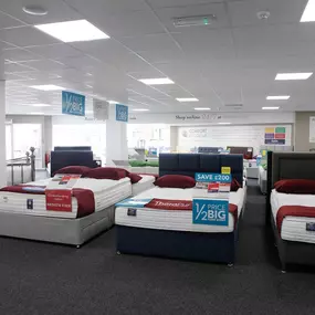 Beds range in-store