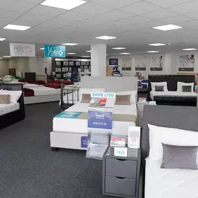 Beds range in-store