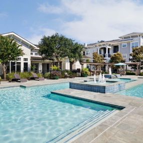 Swimming pool at Camden Northpointe in Tomball, TX