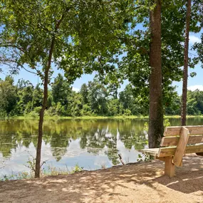 Lake at Kickerillo-Mischer Preserve near Camden Northpointe Apartments in Tomball, TX