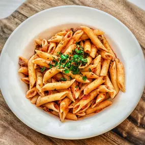 Penne with Meat Sauce