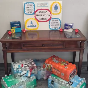 As temperatures rise, staying hydrated is vital — especially for the residents of our local Comea shelter. We’re collecting bottled water to help keep everyone safe and healthy, and we need your support!
