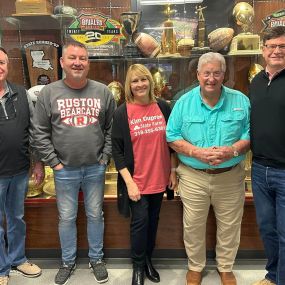 Go Bearcats! We had an awesome time feeding the Ruston Bearcat football team before the big game tonight! Getting them lots of nutritious food for the energy to play and WIN!! All 4 of the Ruston State Farm agents went in together to feed them!