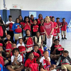 Last Friday we had the privilege of hanging out with the kiddos at Boys and Girls Clubs of North Louisiana!At the Ruston Club!! ⭐️ Our office was able to provide backpacks with a few school supplies to get their school year started off right! ✏️???? 
Thank you to Boys & Girls Club for everything you do for the children of our community! We are so happy to give back to Ruston! ❤️