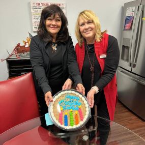 Happy Birthday to Debbie!! She is our life insurance team representative! She is warm, friendly and so knowledgeable!! We hope we made your birthday just a bit special! We appreciate all you do!