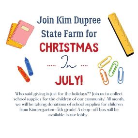 Christmas In July with Kim Dupree State Farm