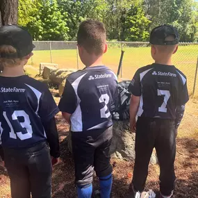 So fun to have Jean Wall State Farm Insurance sponsor local teams!