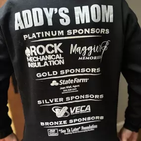 Proud sponsors of Addy's Mom!
