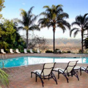Pacific Palms Resort swimming pool.