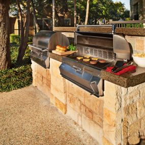 Barbeques and outdoor dining areas