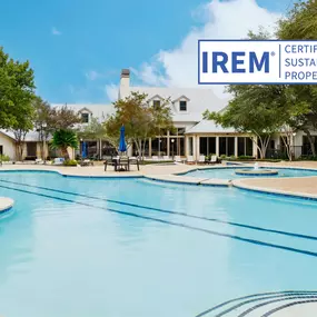 Camden Stoneleigh apartments in Austin, TX is an IREM Certified Sustainable Property