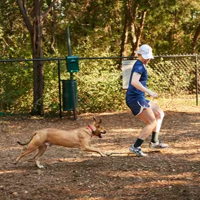 Private fenced dog park