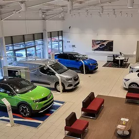 Inside Vauxhall Middlesbrough Showroom