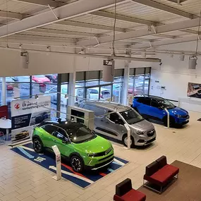 Inside Vauxhall Middlesbrough Showroom