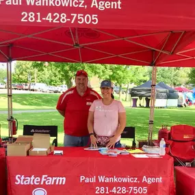 Our tent at Bicentennial Park