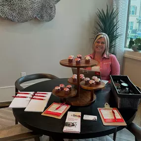 Visiting local apartments!