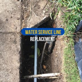 water service line replacement in fort worth