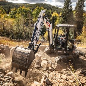 Bobcat E35 compact excavator