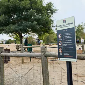 Neighborhood off leash dog park near Camden Lincoln Station Apartments in Lone Tree, CO