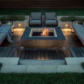 Custom Outdoor Fireplace