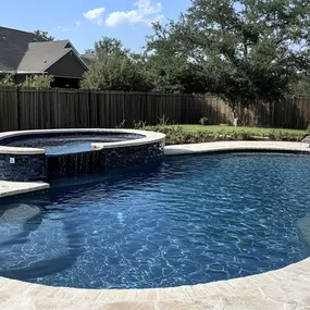 Backyard pool and spa design