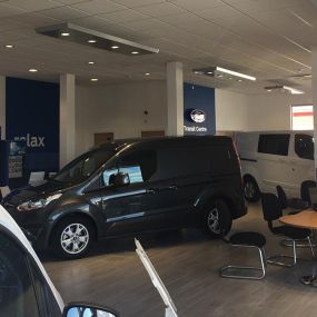 Insdie the Ford Transit Centre Bretton