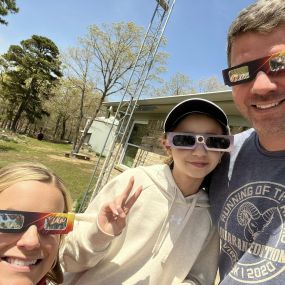 The obligatory photo.  Enjoyed a short time out of the office today to watch the eclipse with family.