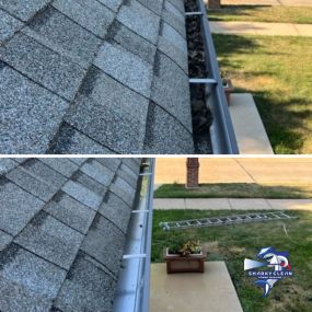 Gutter cleaning service in Eureka, Chesterfield, St Louis, Wildwood, St Charles, and St Peters.