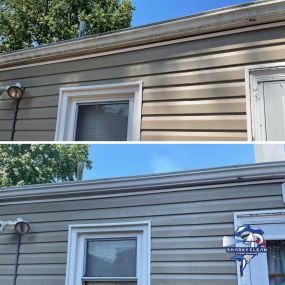 Gutter cleaning service in Eureka, Chesterfield, St Louis, Wildwood, St Charles, and St Peters.