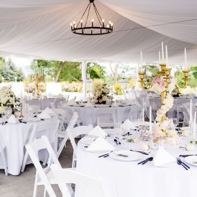 Outdoor patio wedding