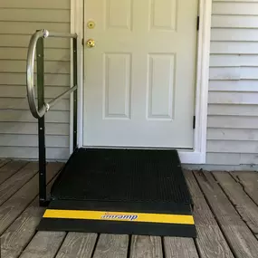 Amramp of Birmingham, AL traveled to Tallassee, AL to install this ramp at the entrance of this customers home. Amramp is proud to provide a variety of accessibility solutions for our customers in order to best suit their lifestyle