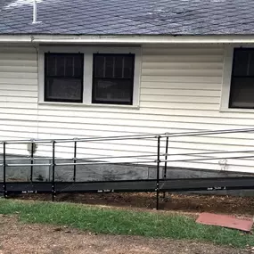 John Cochran and the Amramp Birmingham, AL team installed this wheelchair ramp for a home in Tallassee, AL.