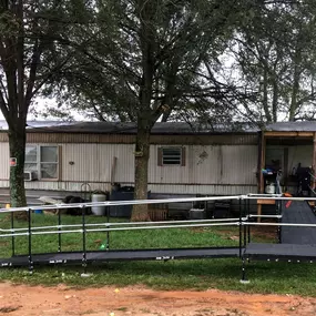 John and the Amramp Birmingham team installed this modular wheelchair ramp at a residence in Muscle Shoals, AL.