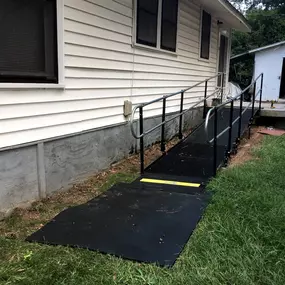 John Cochran and the Amramp Birmingham, AL team installed this wheelchair ramp for a home in Tallassee, AL.