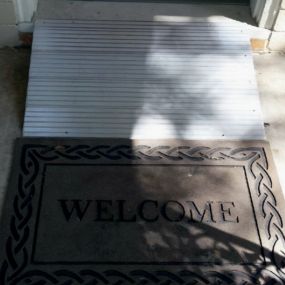 Debbie and the Amramp Tampa team installed this Bradenton, FL ramp in record time, receiving the first contact on Tuesday and completing the installation by Friday afternoon. Both the client and her sister were very satisfied and relieved.